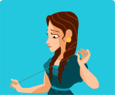 Illustration of woman