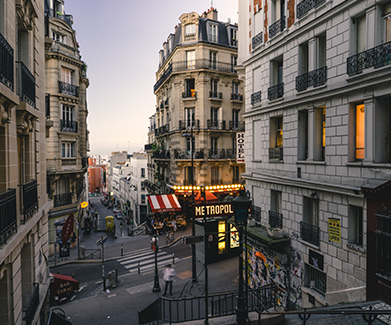 View of buildings and street